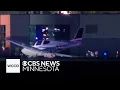 Minnesota State Patrol plane damaged in crash at airport in St Paul