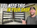 Turn These Heavy Duty Shelves Into Mobile Shop Storage Home Depot DIY Hack