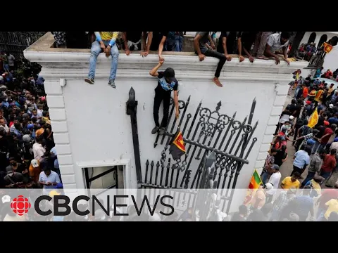 Sri Lankan president PM agree to resign as protesters storm leaders residences
