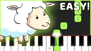 Mary Had A Little Lamb EASY ONE HAND Piano Tutorial FREE Sheet Music