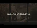 Download Lagu Cage The Elephant - Golden Brown; Lyrics