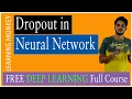 Dropout in Neural Network Lesson 21 Deep Learning Learning Monkey