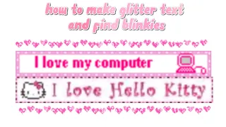 how to make glitter text and find dividers for tumblr posts