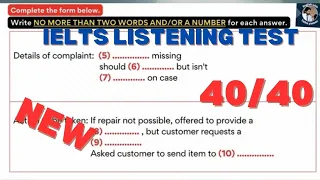 IELTS LISTENING PRACTICE TEST|WITH ANSWERS|2025|