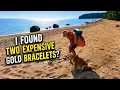I Found GOLD BRACELETS on the Beach How Much Are They Worth Am I Rich