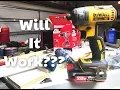 Will the Harbor Freight Battery work on DeWalt