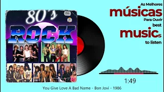 You Give Love A Bad Name - Bon Jovi  - 1986