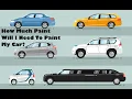 How Much Paint Will I Need To Paint My Car