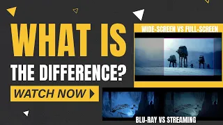 The Empire Strikes Back Widescreen vs Fullscreen DVD vs Blu ray vs Streaming