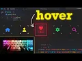 ASMR Coding Icon Hover Effects No Talking