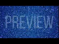 Sparkling Blue Topaz Glitter Animated Background
