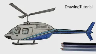 How to Draw Helicopter Step by Step Very Easy