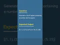 Python Interview Questions List Comprehension 5