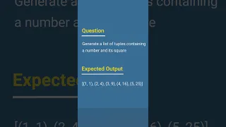Python Interview Questions List Comprehension 5