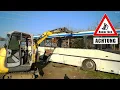 Bus vs. Minibagger | Dumm Tüch