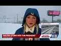 WXII s 12 s Kelly Kendall provides a live look at conditions in Winston-Salem at 8 30 a m