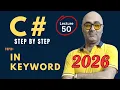 C in keyword - Beginner Friendly Tutorial