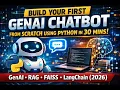 Build Your First GenAI Chatbot from Scratch using Python GenAI RAG FAISS LangChain 2026