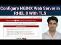 Configuration of NGINX Web Server With TLS Encryption in RHEL 8 NGINX Configuration With SSL