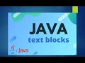Java Text Block What is java Text Block Text Block by Naren