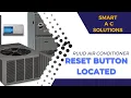 Exposed Insider s Guide to Locating the Elusive Ruud Air Conditioner Reset Button