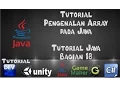 Tutorial Java dengan Netbeans - 18 Pengenalan Array pada Java