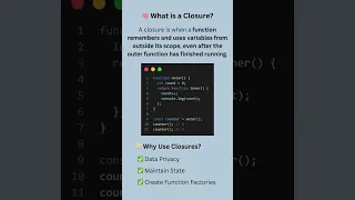 What is a Closure in JavaScript