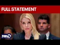 Pam Bondi SPEAKS OUT after being ousted by Trump