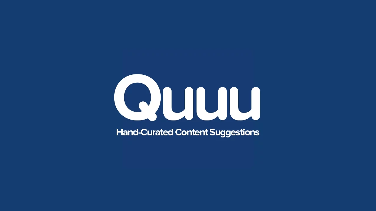 Quuu Explainer video SaaS