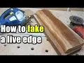 How to Fake Live Edge on a Board