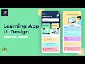Android UI Design Tutorial Modern Learning App UI Design UiUX Tutorial