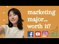 marketing major - brutal reality internship paid social starting salary was it worth it