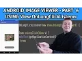 How to create an android image viewer - Part 6 Using View OnLongClickListener