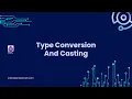 Java Essentials Blueprint - Type Conversion and Casting