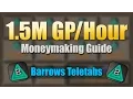 OSRS INSANE 1 5M Moneymaking Method Barrows Teleport Tab