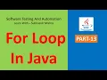 13 - For Loop in Java