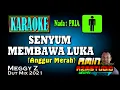 SENYUM MEMBAWA LUKA || Meggy Z || KARAOKE Nada PRIA