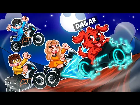 Video Thumbnail: Me Convertí en PERRO y Usé la MOTO de TRON en Motos Realistas en Roblox!