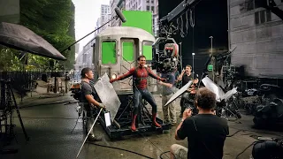 spider man 2 movie behind the scenes making of vfx breakdowns shooting tobey maguire