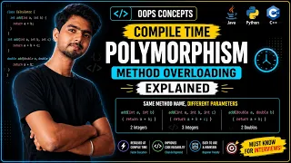 Compile Time Polymorphism Method Overloading Explained OOPS Zero to Hero 22 CodiXo