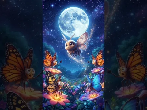 🦋 La Polilla que Amaba la Luna | Un Hermoso Cuento Infantil sobre la Paz Interior 🌕✨