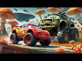 Download Lagu Big \u0026 Small vs Epic Escape McQueen VS ZOMBIE MACK TRUCK with LOGS and Train Eater CarsBeamNGDrive#11