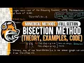 Bisection Method Theory Examples Codes Numerical Methods