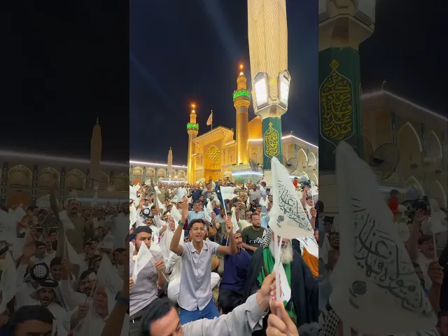 ⁣محفلٌ شعبيٌّ بهيٌّ تمازجت فيه الأفراح بالأناشيد ابتهاجاً بعيد الغدير الأغر