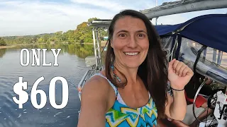 CHEAPEST marina to Raise a MAST on the Hudson River [E289]