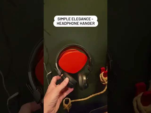 Simple Elegance - Headphone Hanger video thumbnail
