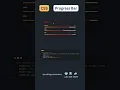 Responsive Progress bar Using HTML CSS Cool Animation with gradient