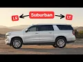 2025-2026 Chevy Suburban LS vs LT quick trim comparison