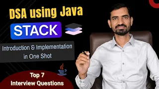 Stack in Java Full Course DSA Placement Series Array LinkedList Implementation