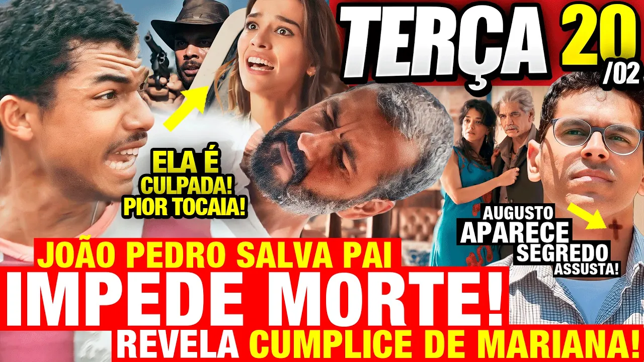 RENASCER - Capítulo de hoje 20/02 TERÇA - Resumo Completo da Novela Renascer Hoje 20/02/24